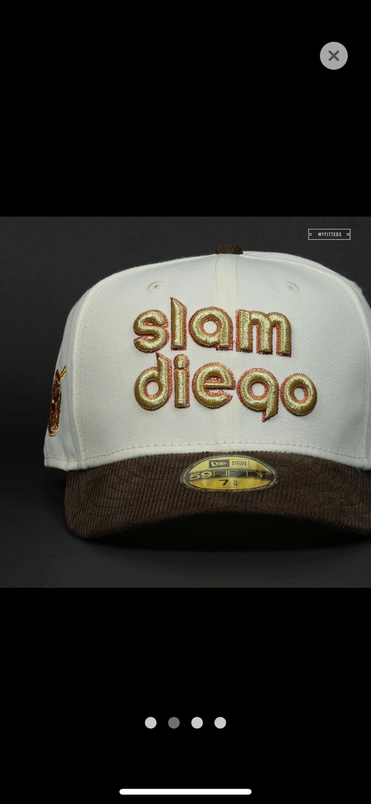 Myfitteds San Diego padres slam Diego size 7 3/4 brand new