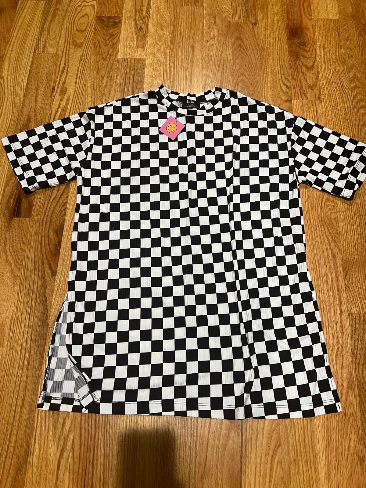 Dressed in Lala checkered playsuit