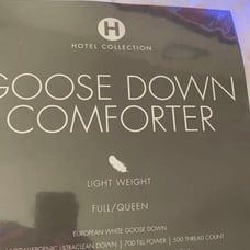 hotel collection light weight queen