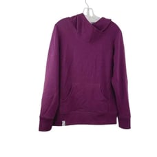 Icebreaker Women's Purple Merino Hooded Pullover Casual Hoodie Size M