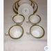 SET OF 16 PIECES OXFORD BONE CHINA BENNINGTON DINNER PLATE SET MADE IN U.S.A