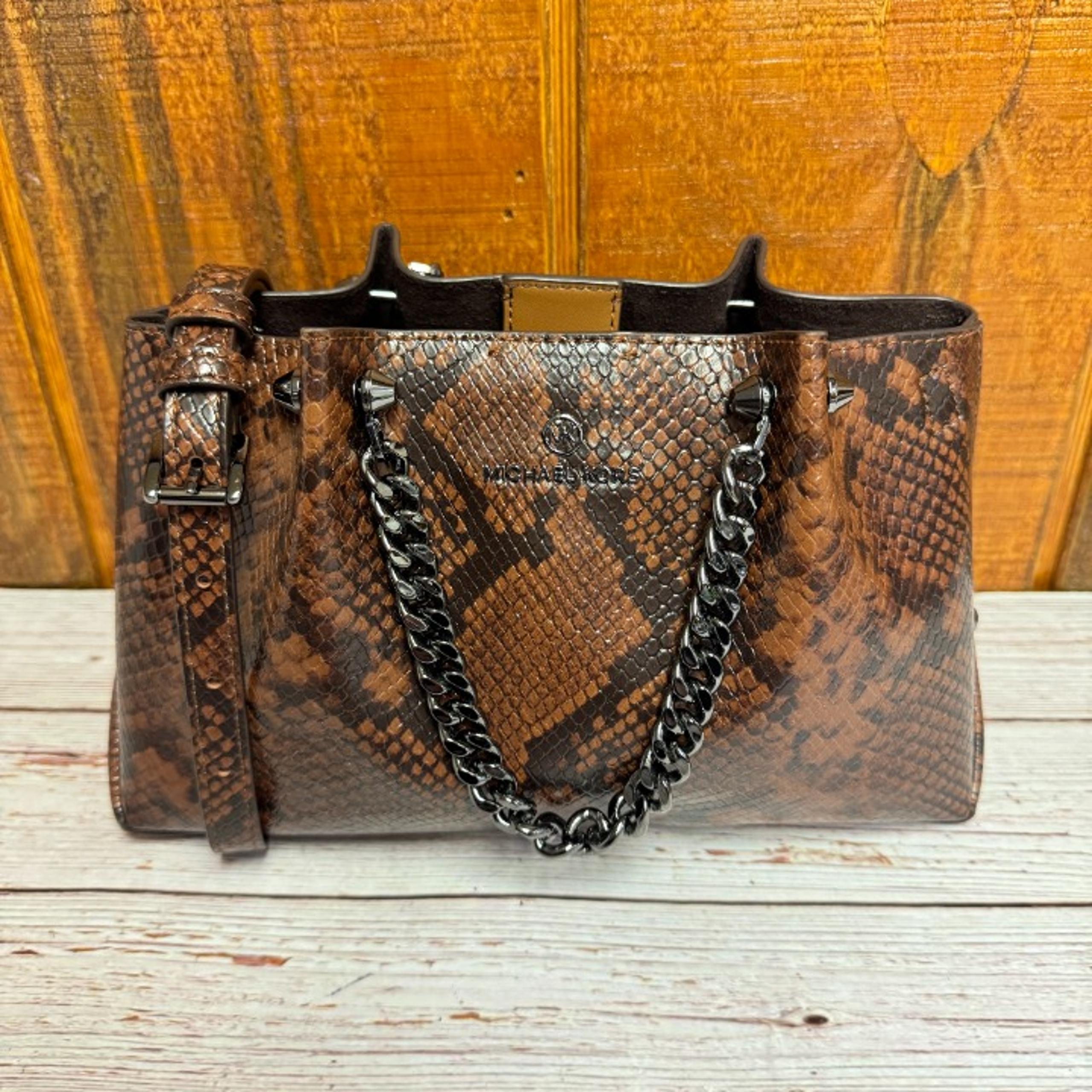 MICHAEL KORS Zena Small Convertible Chain Messenger