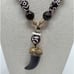 ️35 Boho Necklace w/Talon Shaped Pendant