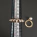 Yellow Gold Plated Bubble Ring & Pearl Ring Lot