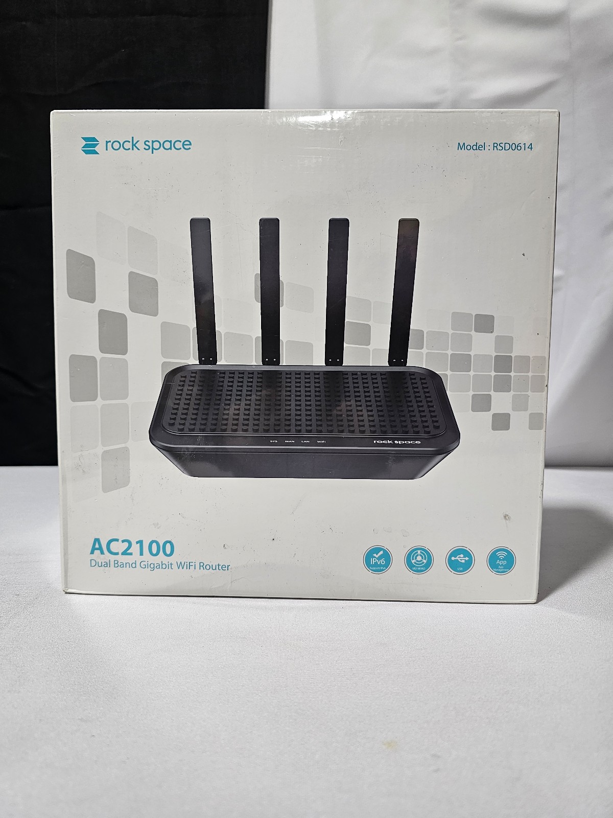 WiFi Router-AC2100 WiFi Router w 4 Gigabit LAN Ports for 60 Devices, High Speed