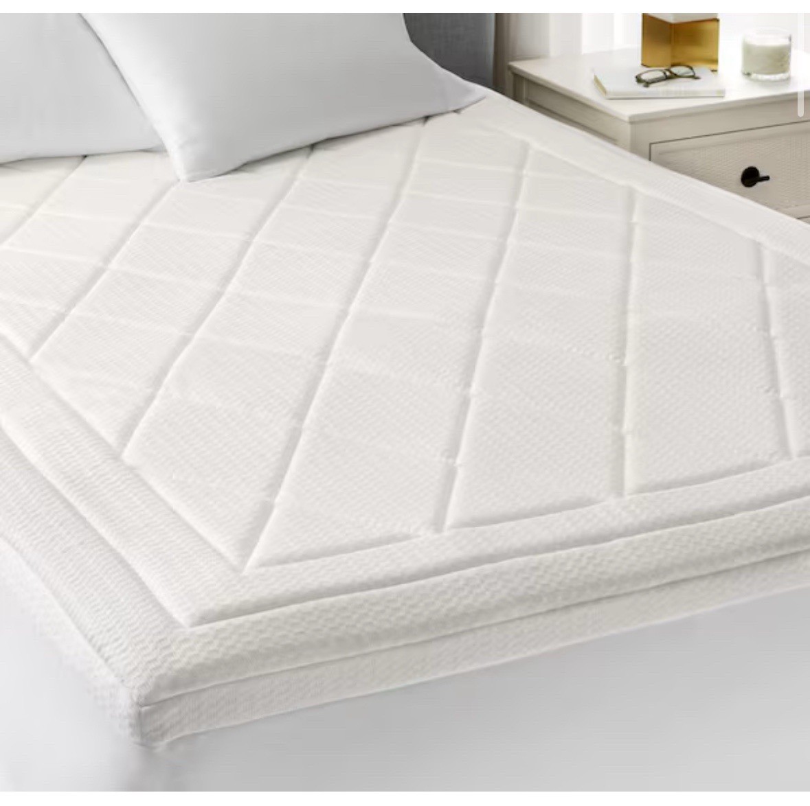 Home Decorators 3 in. Queen Quilted Cooling Gel Memory Foam Mattress Topper