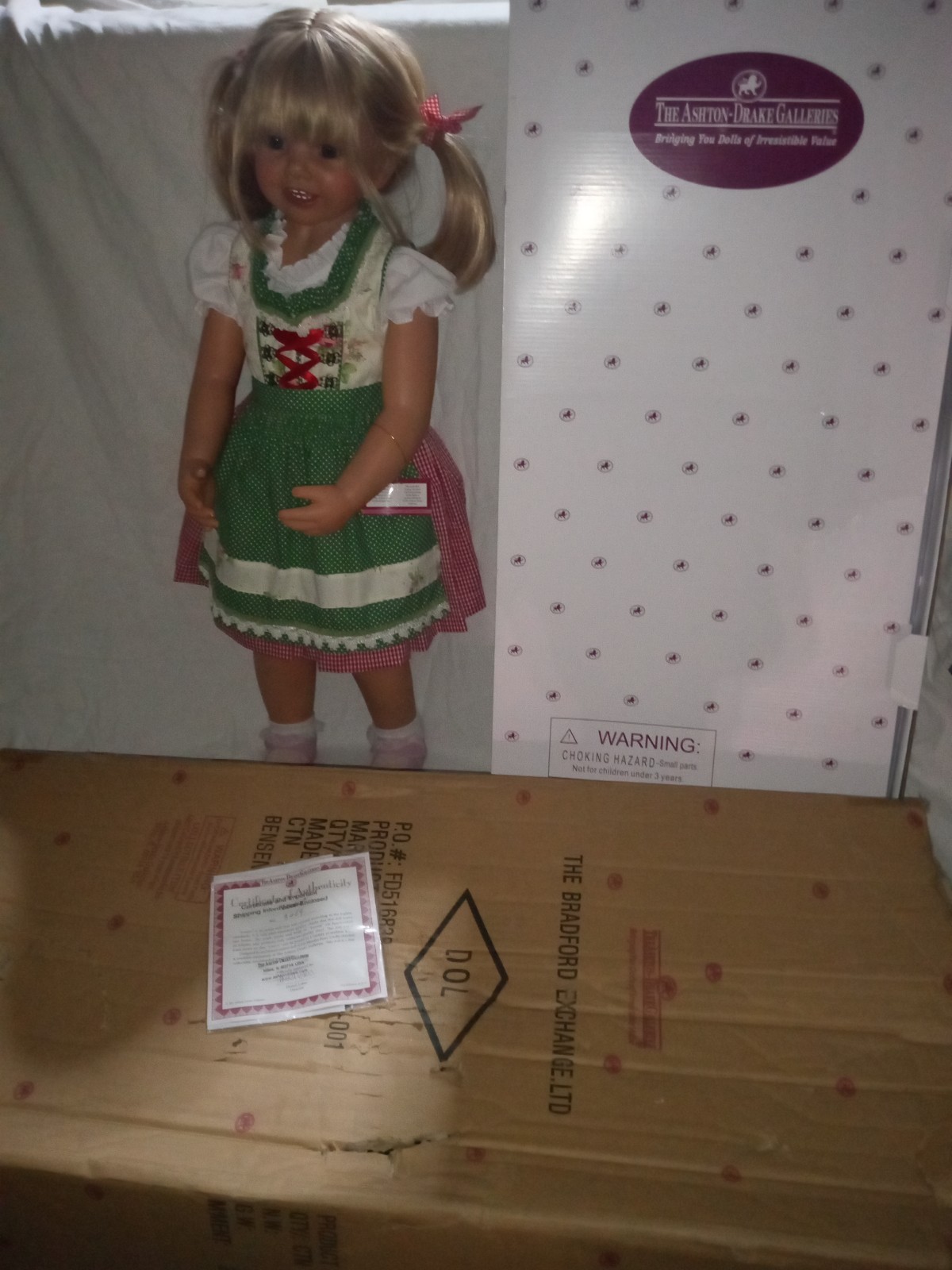 Ashton Drake gallery toddler doll Louise