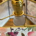 UNO Bridge Lampshade in Pretty Cotton Fabric Lamp Shade - threads onto light bul