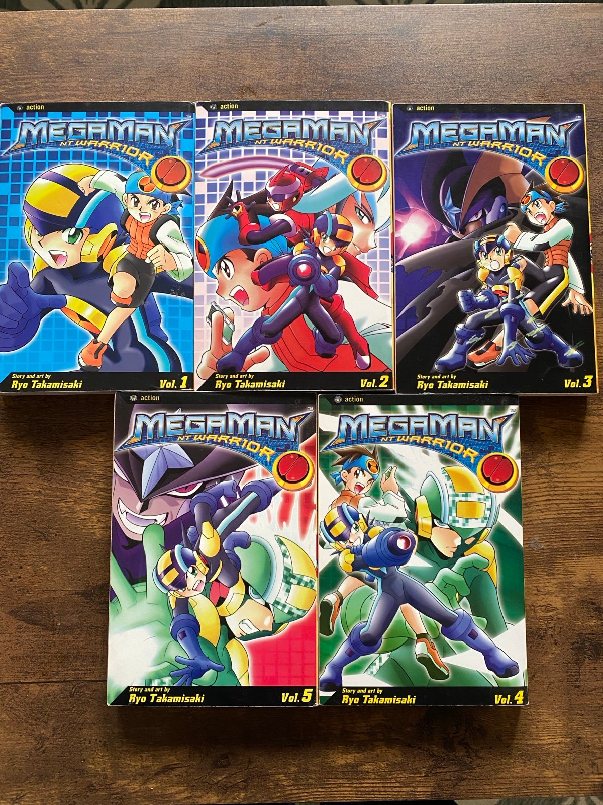 Megaman NT Warrior Manga Vol. 1-5