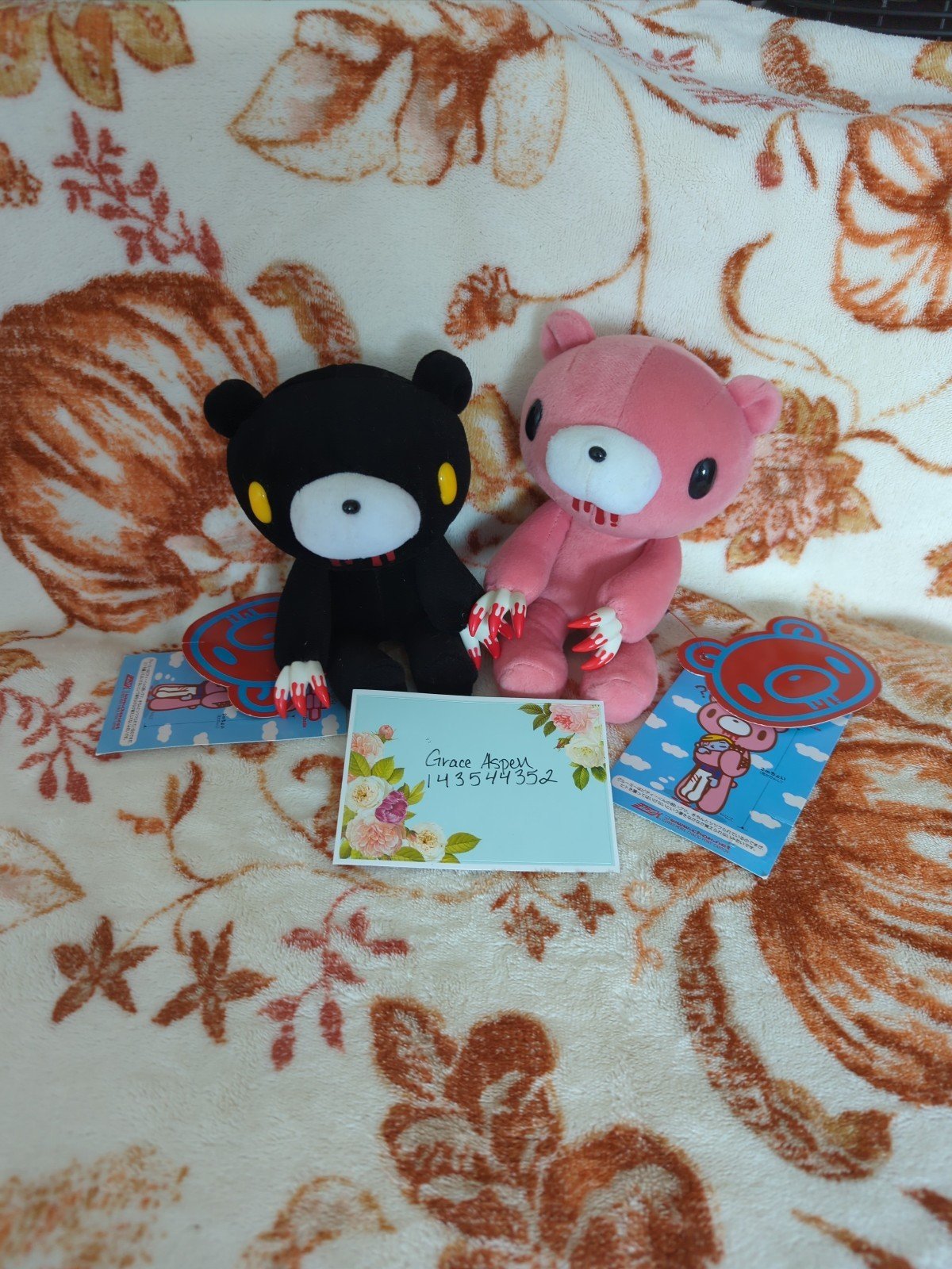 Ultra Rare Vintage Gloomy Mori Chack Chax Colony Edition 9048 & 9046 2003 w/ tag