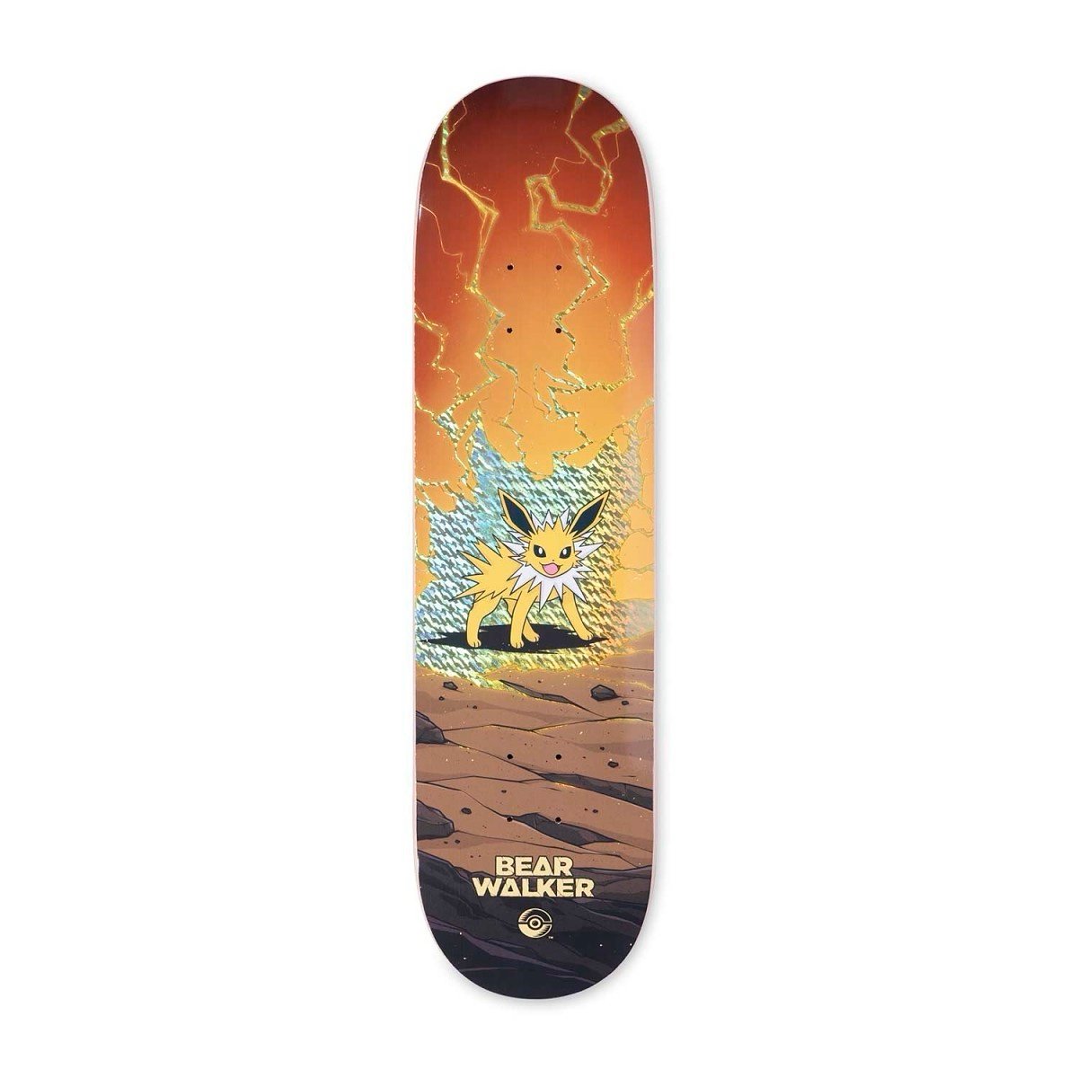 POKÉMON CENTER × BEAR WALKER Jolteon Skateboard Deck (2025) LIMITED EDITION