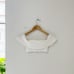 Aritzia Babaton White Off the Shoulder Crop Top Size Medium