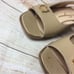 Salvatore Ferragamo Boutique open toe slingback. Tan. Size 8