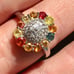 Sterling Silver Sapphire Ring 9