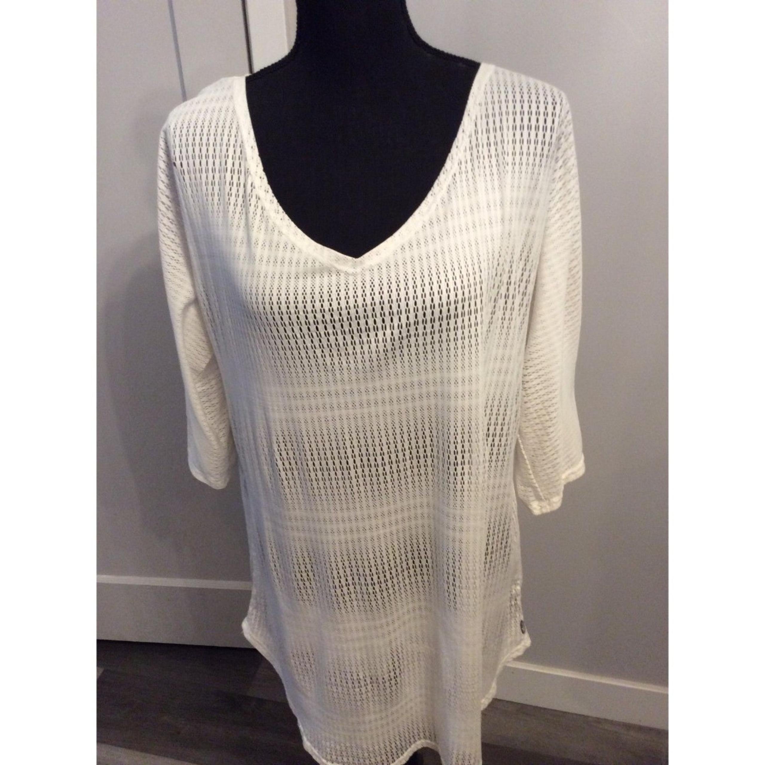 Swimwear White O'Neil Stretch M/L 3/4 Sleeve cover up
