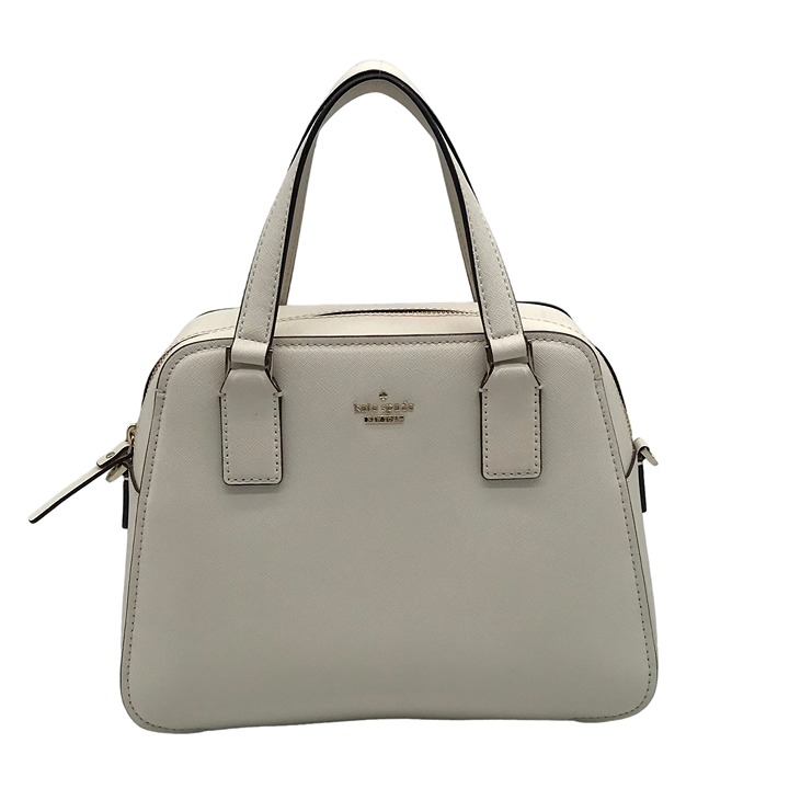 Kate Spade Cameron Street Little Babe White Saffiano Leather Crossbody Satchel