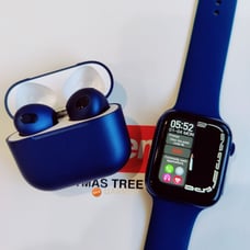 Smart Watch Bluetooth Call Fitness Tracker+Bluetooth Wireless Earbuds