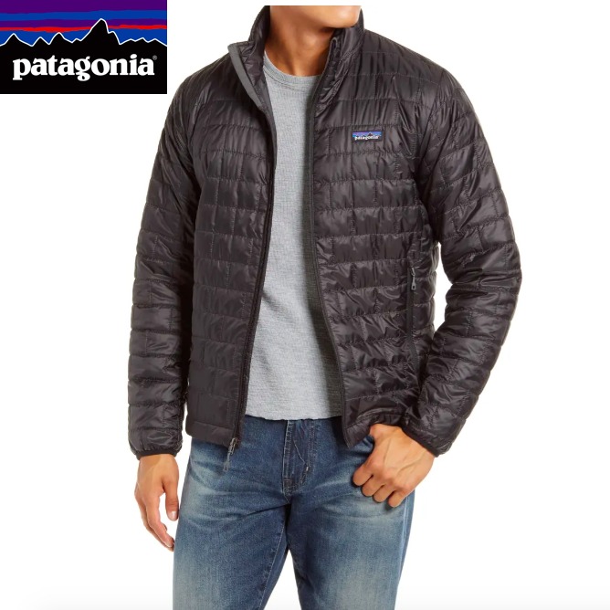 Patagonia Nano Puff Quilted Jacket Gray