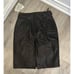 NWT’s Women’s Size 10 Genuine Leather Knee Length Black Skirt Jacqueline Ferrar
