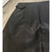 NWT’s Women’s Size 10 Genuine Leather Knee Length Black Skirt Jacqueline Ferrar
