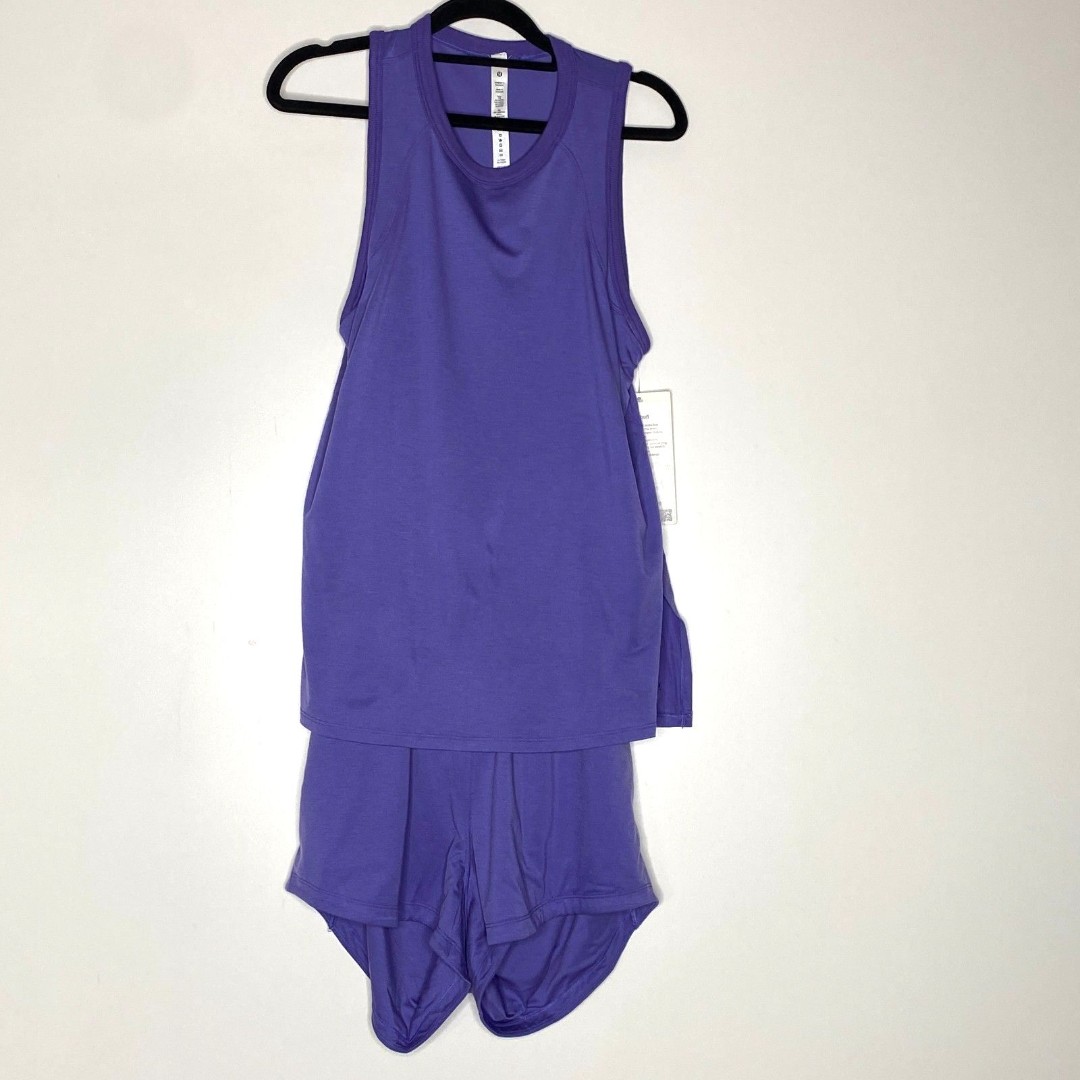 New Lululemon Tank-And-Short Romper 3 Women's Size 6 - W1DLWS