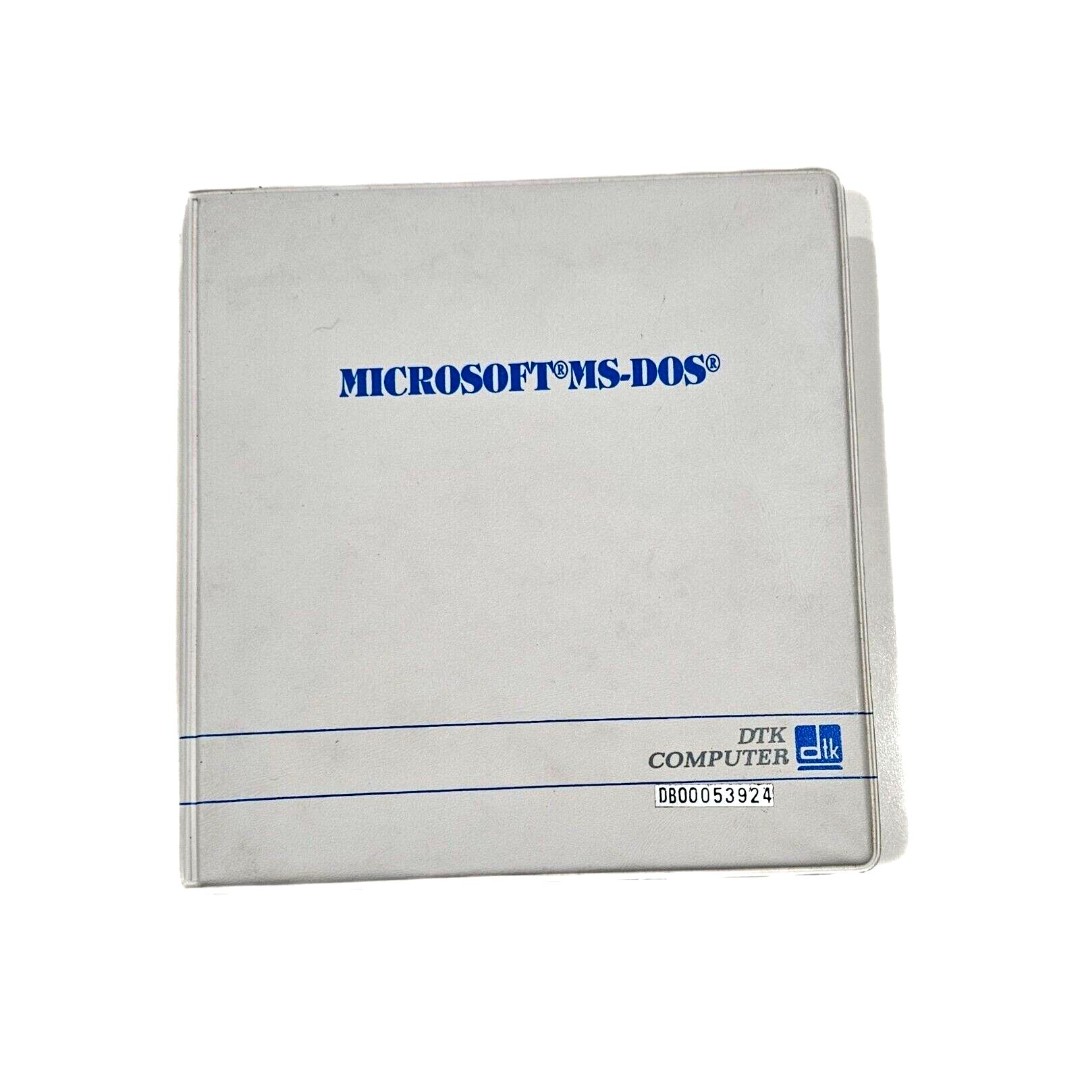 Case Of 6 Microsoft MS-DOS Software 5.25in Floppy A1-006-000 Discs 1981-88 Props