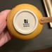 (6) DEMDACO Bienvenue Flat Cup & Saucer Sets