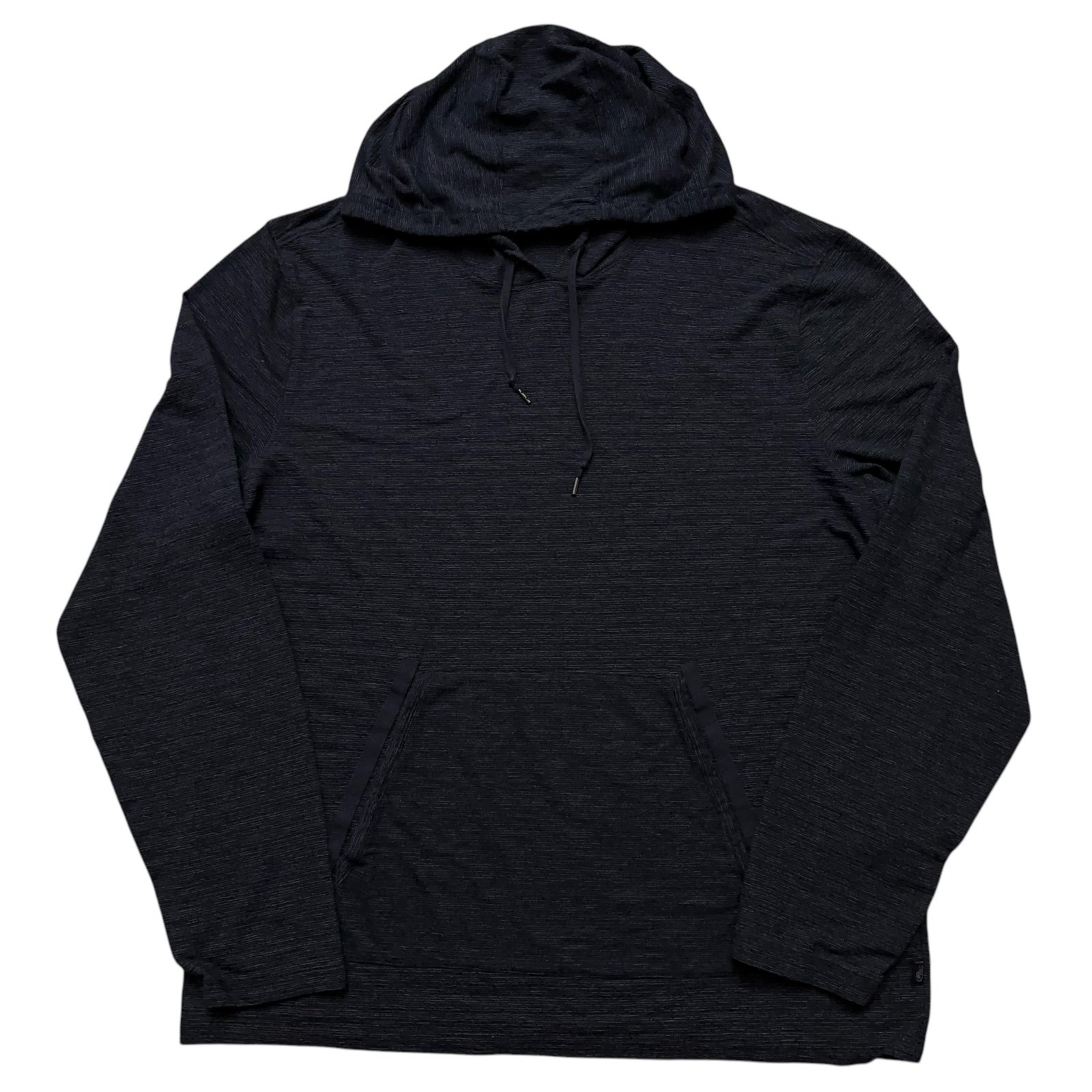John Varvatos Star USA Hoodie Mens XL Pullover Sweatshirt Pockets Blue Striped