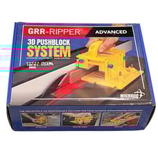 Grr-Ripper Advanced 3D Pushblock System For Woodworking Precision Safety Tool Mi
