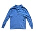 Joseph Abboud 100% Merino Wool Blue Quarter Zip Pullover Sweater Men's size XL