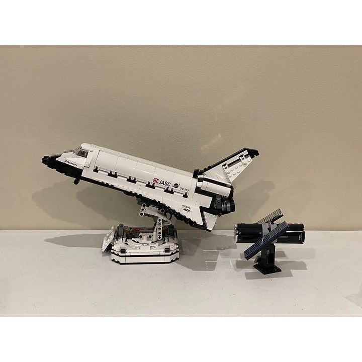 Space Shuttle Building Blocks Set, Collectible Display Aerospace Rocket Ship Toy