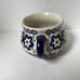 Polish pottery open sugar bowl