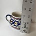 Polish pottery open sugar bowl
