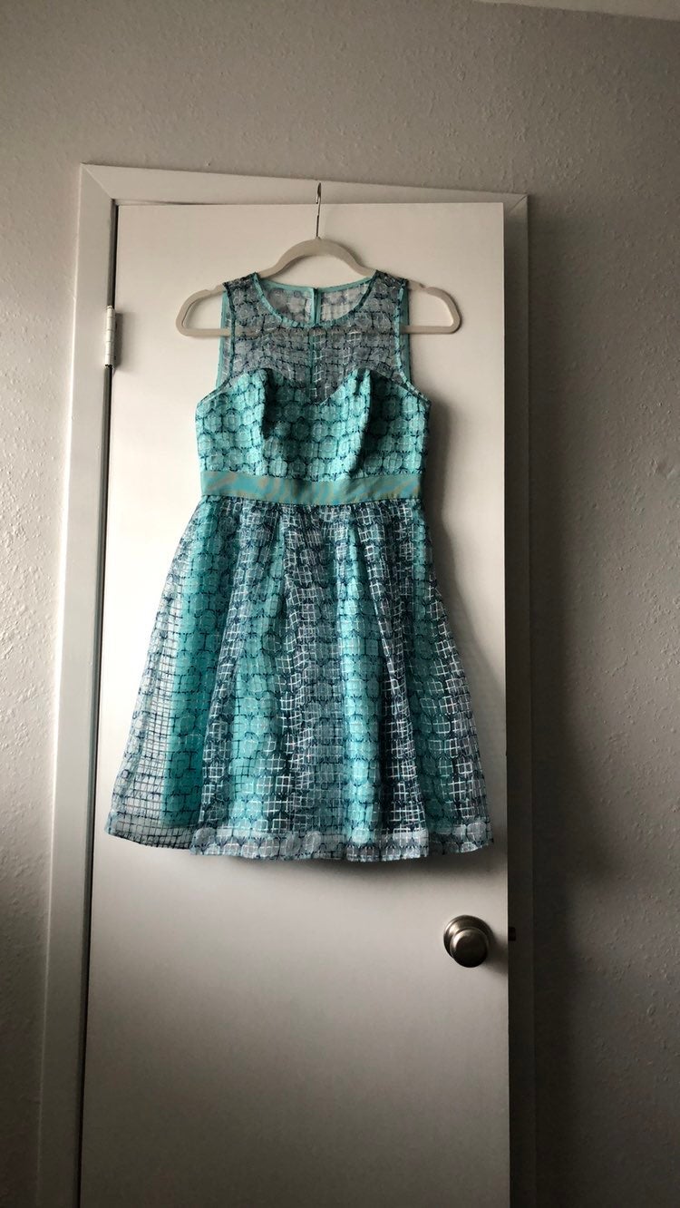 Anthropologie sleeveless cocktail dress
