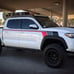 Tacoma TRD Bed Decals Black Gray Red