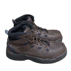 Red Wing Worx Brown Non Metallic Safety Toe Hiker Boot Size 7 NEW