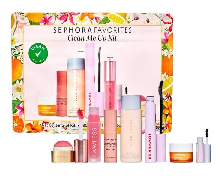 Sephora Favorites Clean Me Up Makeup and Skincare Set