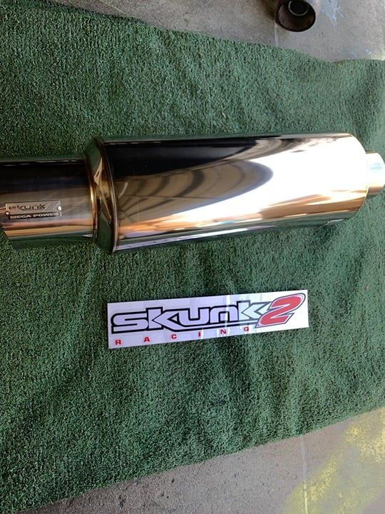 Skunk2 Universal Exhaust Muffler 76mm (3.00in.) Exhaust System Brand New