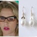 ASO Arrow Felicity Smoak Gold Cheveron Earrings