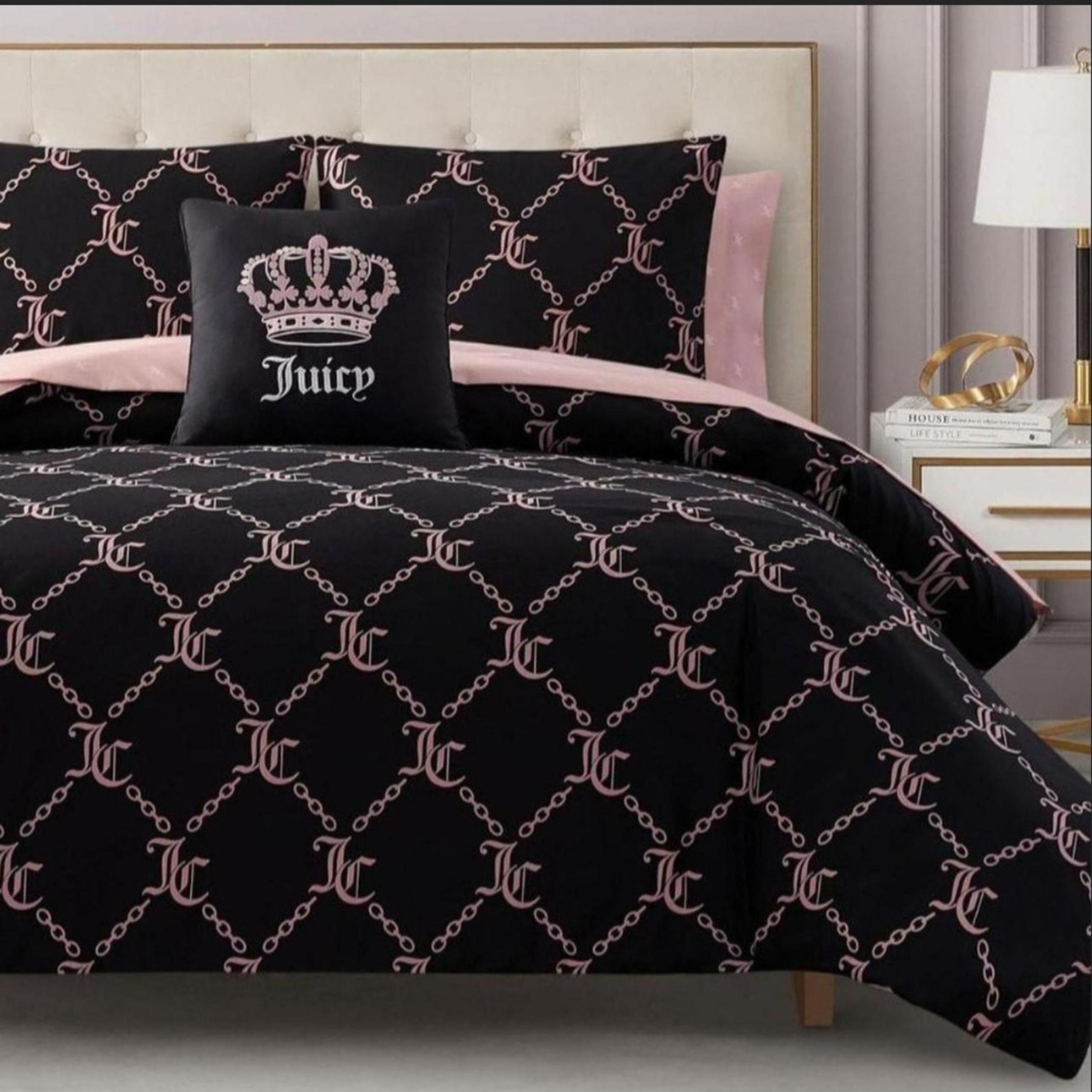 JUICY COUTURE BED SET SIZE QUEEN