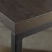 Shape Metal End Table, Espresso/Black -FHSLJDH221