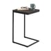 Shape Metal End Table, Espresso/Black -FHSLJDH221