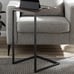 Shape Metal End Table, Espresso/Black -FHSLJDH221