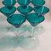 8 x plastic martini glasses