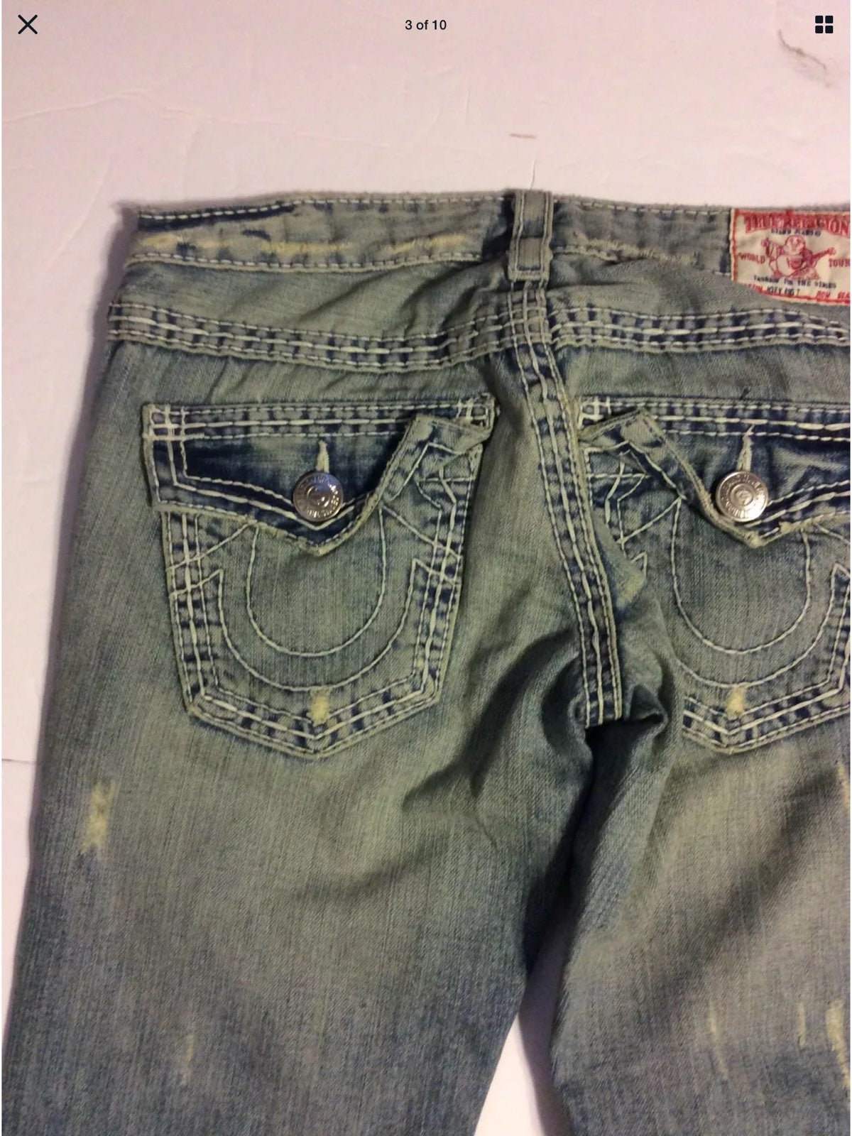 TRUE RELIGION JOEY BIG T JEANS 28 x 32