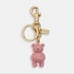 NWT Coach Pink Bear Charm