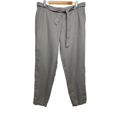 Eileen Fisher Tapered Linen pants tan size XL
