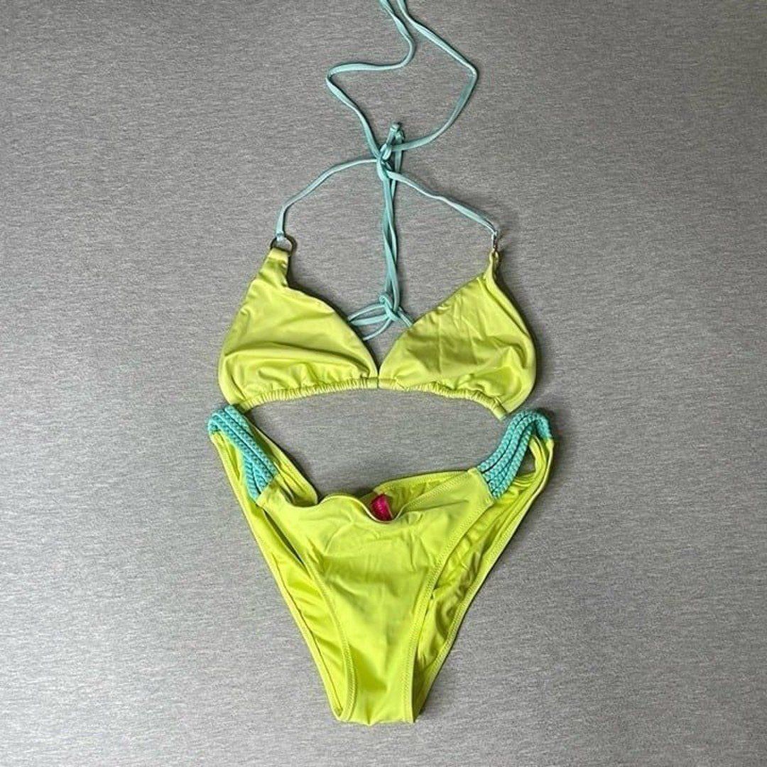 Victoria's Secret Vintage Triangle Top Bikini Swim 2 PCS. Set