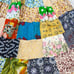 Patchwork Boho Midi Skirt Size Medium Colorful Lined Festival Lightweight Floral