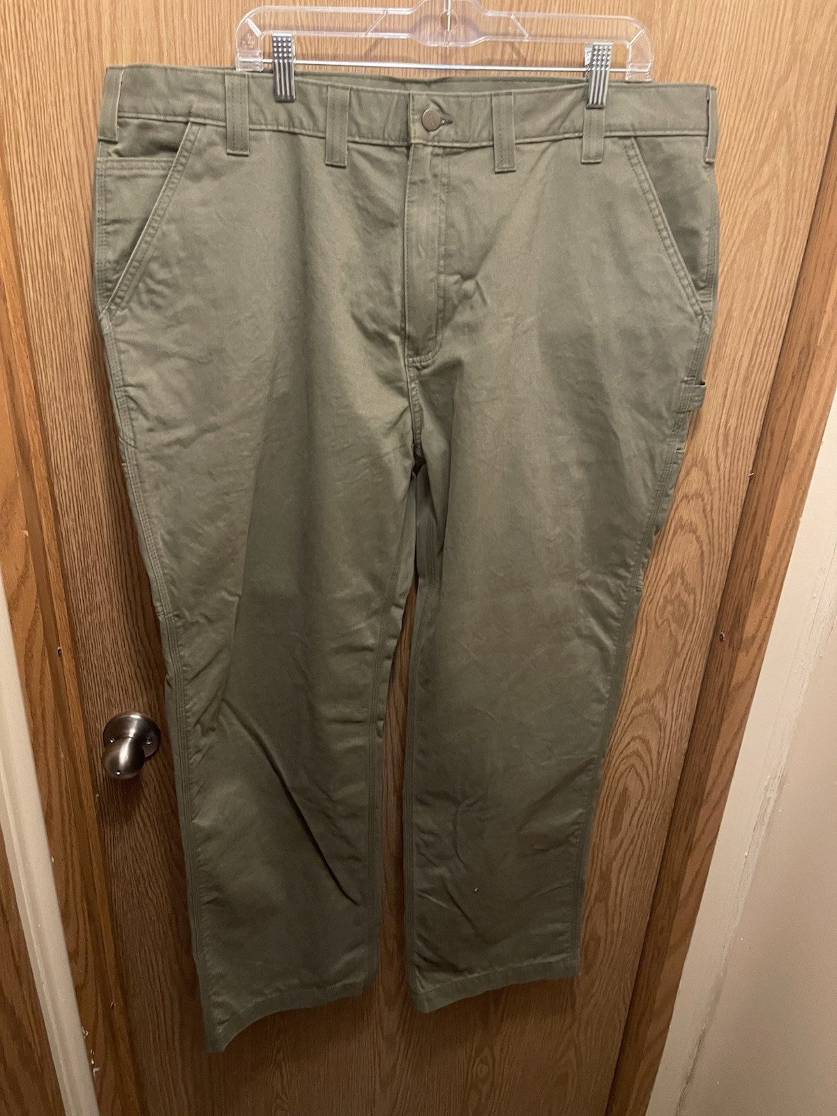 Carhartt Men's Carpenter Utility Work Pants 44X32 Twill Relaxed Fit BN0324